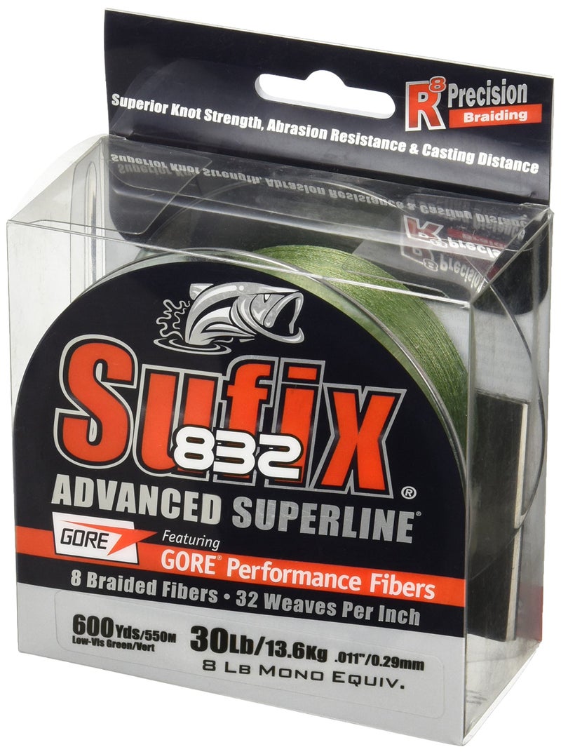 Sufix 832 Braid Line-600 Yards (Green, 20-Pound) - Image 3